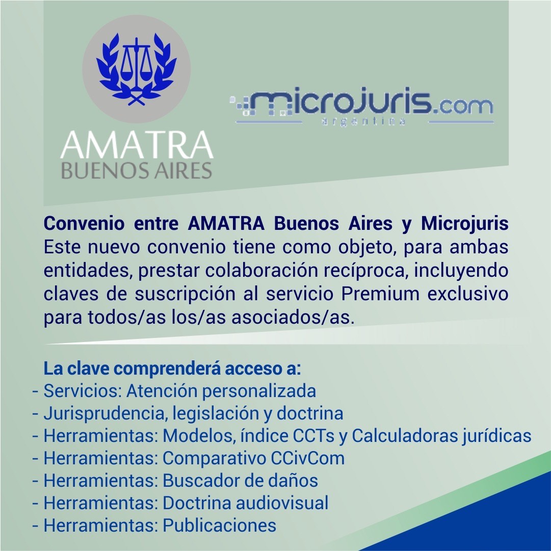 ¡Gran convenio exclusivo para socios/as de AMATRA BUENOS AIRES!